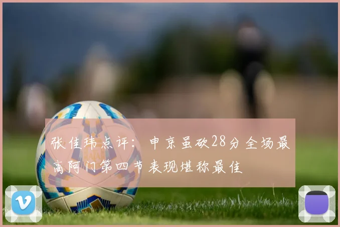 张佳玮点评：申京虽砍28分全场最高阿门第四节表现堪称最佳