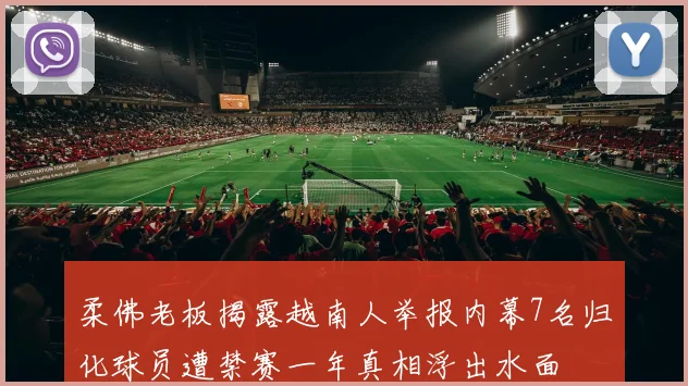 柔佛老板揭露越南人举报内幕7名归化球员遭禁赛一年真相浮出水面